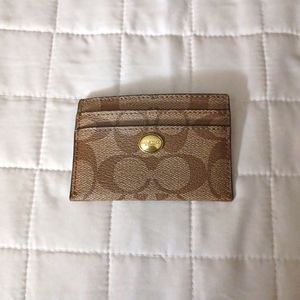 Coach card holder
